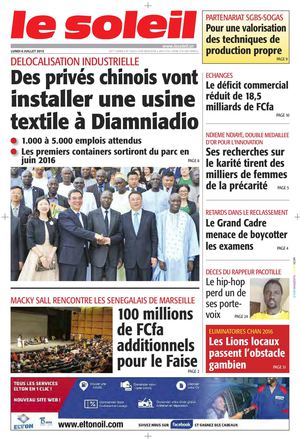 Edition Du 6 Juillet 2015