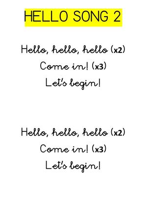 HELLO SONG 2 LYRICS