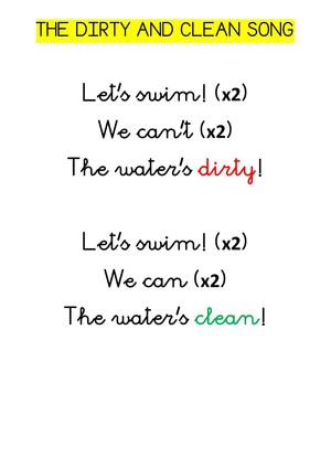 THE DIRTY AND CLEAN SONG LYRICS