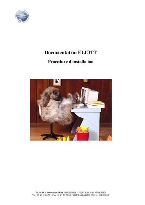 Consigne d'installation du logiciel ELIOTT