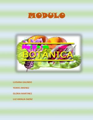 Modulo Botanica Grado 5