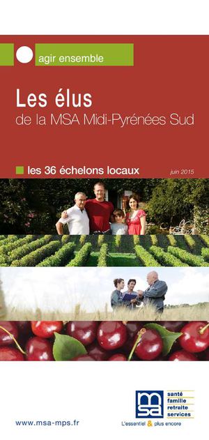 Livret éLus de la MSA MPS 2015 (maj)