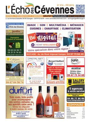 L'Écho des Cévennes Été 2015 n°214