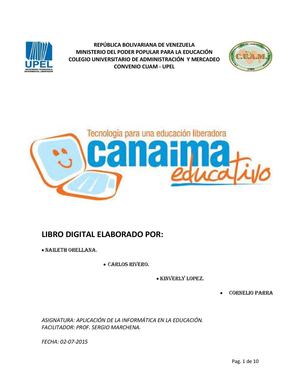 Proyecto Canaima Educativo