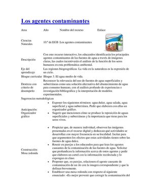 Ciencias Naturales 10 Año