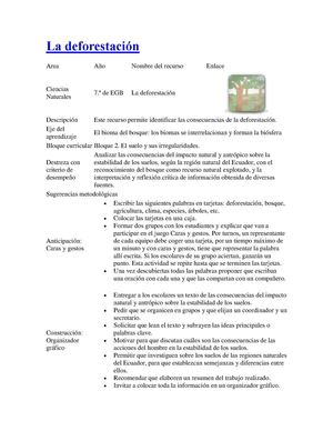 Ciencias Naturales 7 Año