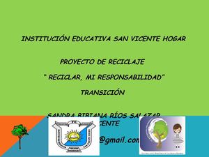 Presentacion Reciclaje Consejo Pereira