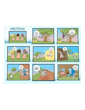 The Three Little Pigs Story Comic