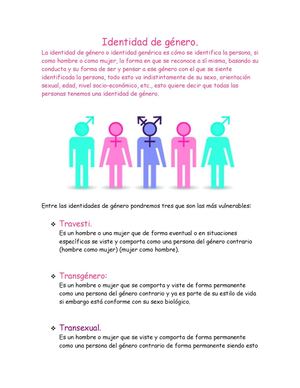Identidad De Género
