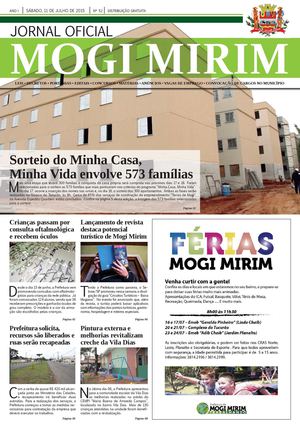 Jornal Oficial de Mogi Mirim - Edição LII