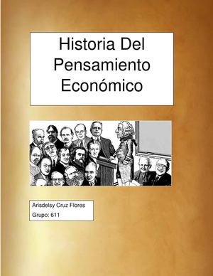Historia Del Pensamiento Económico