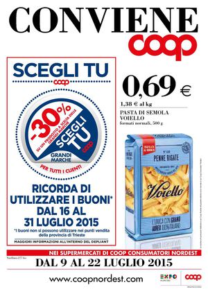 Volantino Coop Friuli Dal 9 Al 22 Luglio