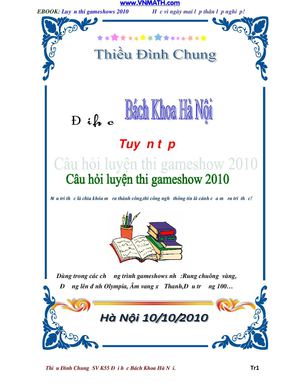2700 Cau Hoi Luyen Thi Gameshow