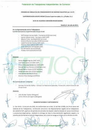 Acta Acuerdo Super Eroski