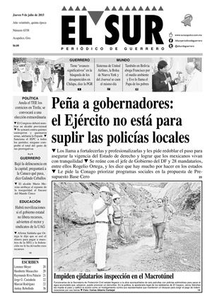 El Sur Jueves 09072015
