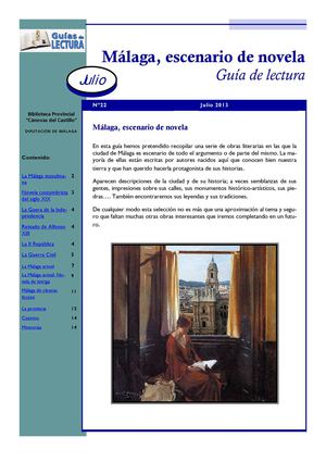 Málaga, Escenario De Novela