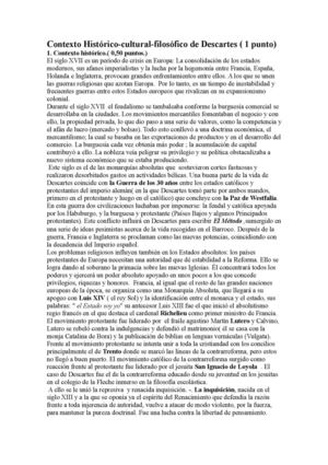 Contexto Histórico Cultural Y Filosófico Descartes 15 16