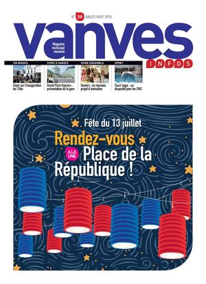 Vanves Infos du mois de juillet/août 2015 (n°296)