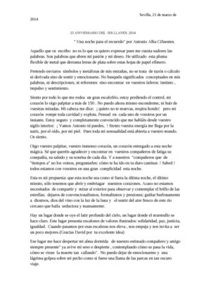 25 Aniversario Del Ies Llanes