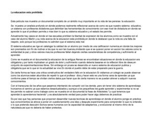 Educación Prohibida Por Elizabeth Nava Quintana