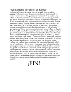 Julieta Frente Al Cadáver De Romeo