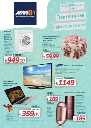 AVM81 Online Alışveriş Merkezi - Haziran Genel İnsert