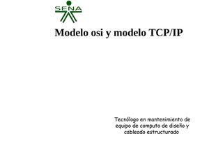 Modelo Osi Y Modelo Tcp Autoguardado