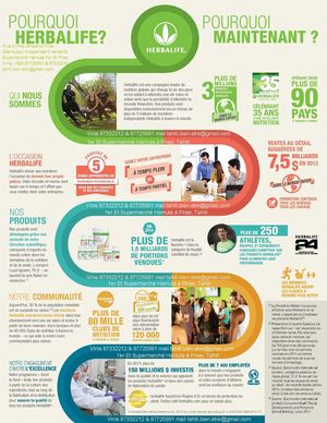 Tahiti et Polynesie, Pourquoi Herbalife, Pourquoi Maintenant