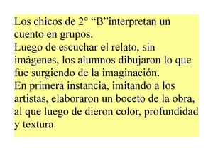2° B Bocetos Y Obras