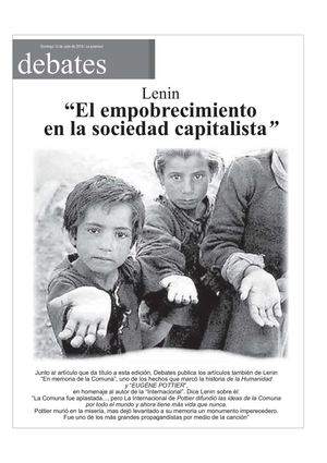 Lenin “El empobrecimiento en la sociedad capitalista”