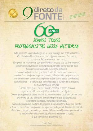 Encarte 60 Anos | Julho 2015