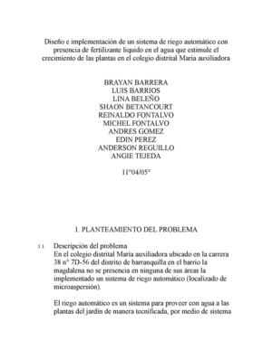 Proyecto De Investigacion