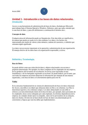 Admon De Bd Con Access