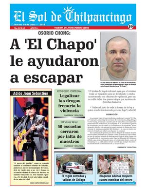 El Sol De Chilpancingo 14 Julio 2015 Seccion A