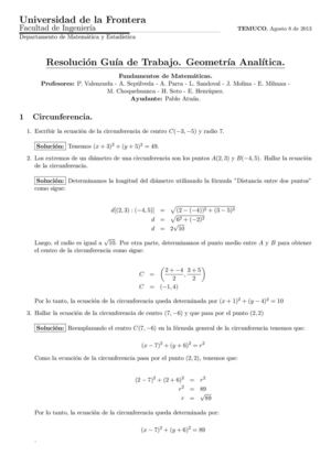 Fundamentos de la Circunferencia