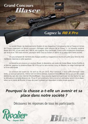 Réponses Grand Concours Blaser