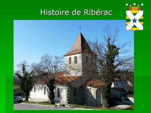 Histoire Ribérac Hist France