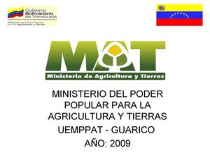 Estadisticas estado Guarico 2012