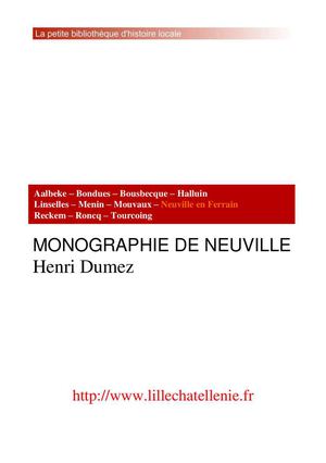 Histoire de Neuville en Ferrain