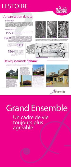Grand ensemble - Alfortville - L'urbanisation du site