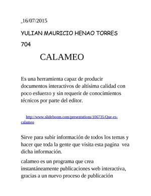 Calameo y sus funciones