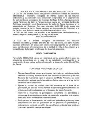Corporacion Autonoma Regional Del Valle Del Cauca