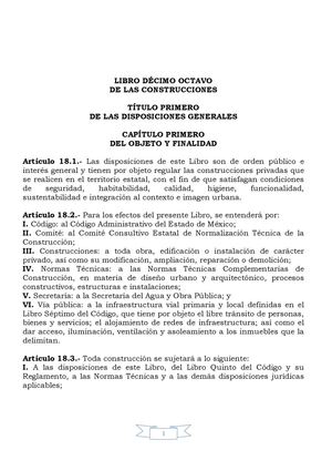 LIBRO DÉCIMO OCTAVO