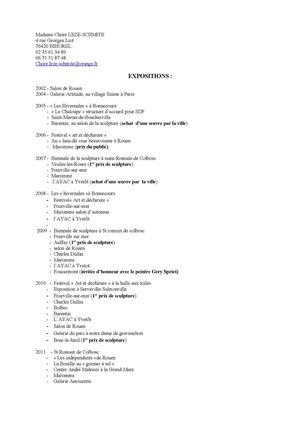 Cv Claire Lezé-Schmite