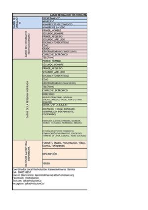 Formato Caracterizacion Encuesta