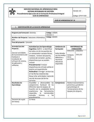G19. Dispositivos Entrada Salida