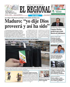 El Regional del Zulia 17-07-2015