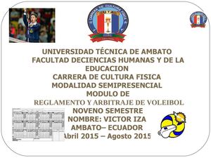 TUTORIAL PARA LLENAR UNA PLANILLA DE VOLEIBOL