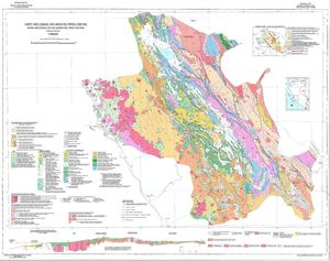 Mapa Geológico De Los Andes Del Perú Central