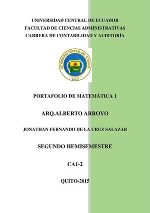 Jonathan De La Cruz 2° Hemisemestre